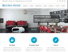 Tablet Screenshot of clima-trade.com